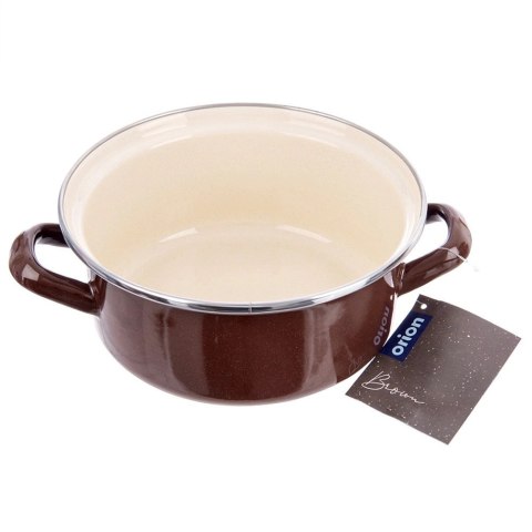 Grupa Orion Sp. z o.o. Garnek emaliowany BROWN 18,5 cm, 1,6 l