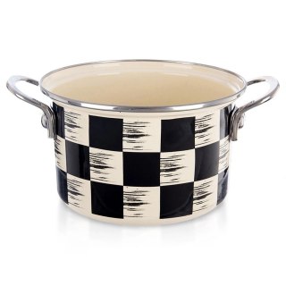 Grupa Orion Sp. z o.o. Garnek Emaliowany 2 L ORION SZACHOWNICA 18 cm Indukcja Zmywarka