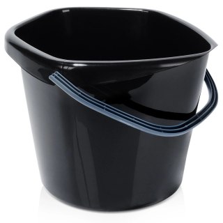 Grupa Orion Sp. z o.o. Wiadro Gospodarcze Plastikowe Czarne 10 L VILDE Wygodna Wylewka