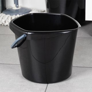 Grupa Orion Sp. z o.o. Wiadro Gospodarcze Plastikowe Czarne 10 L VILDE Wygodna Wylewka