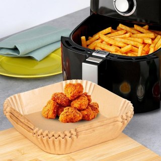 Grupa Orion Sp. z o.o. Wkład do Frytkownicy Air Fryer 100 szt. VILDE Papier Kwadratowy 19 x 19 cm