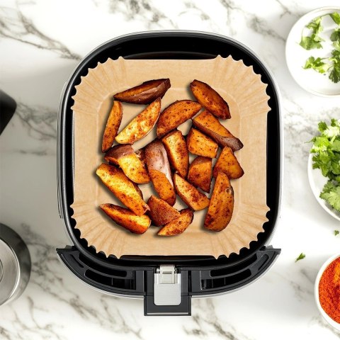 Grupa Orion Sp. z o.o. Wkład do Frytkownicy Air Fryer 100 szt. VILDE Papier Kwadratowy 19 x 19 cm
