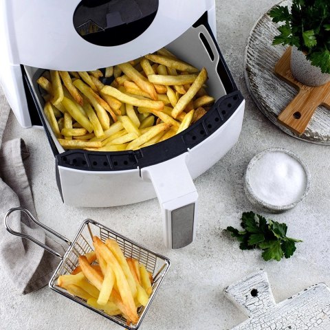 Grupa Orion Sp. z o.o. Wkład do Frytkownicy Air Fryer VILDE Silikon Szary Kwadrat 22 x 22 cm