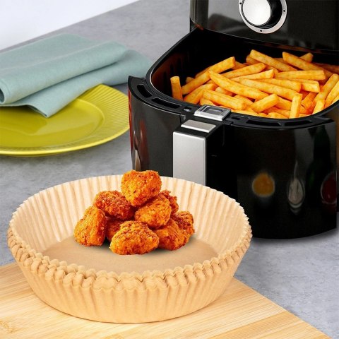 Grupa Orion Sp. z o.o. Wkład do Frytkownicy Air Fryer 50 szt. VILDE Pergaminowy Okrągły 19 cm