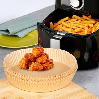 Grupa Orion Sp. z o.o. Wkład do Frytkownicy Air Fryer 100 szt. VILDE Pergaminowy Okrągły 23 cm