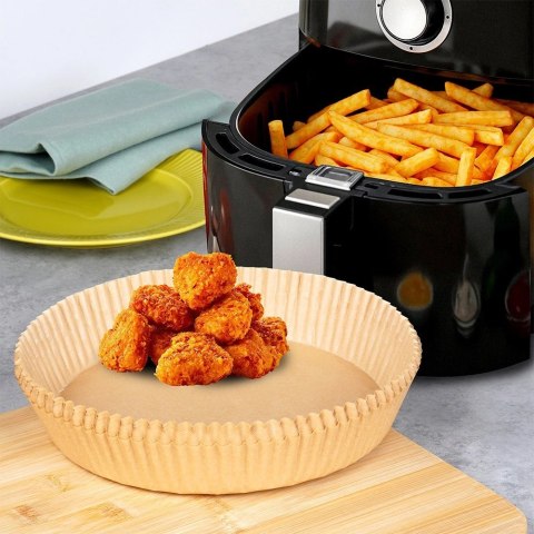 Grupa Orion Sp. z o.o. Wkład do Frytkownicy Air Fryer 50 szt. VILDE Pergaminowy Okrągły 23 cm