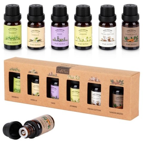 Grupa Orion Sp. z o.o. Zestaw Olejków Eterycznych 10 ml 6 szt. VILDE Zapachy do Aromaterapii