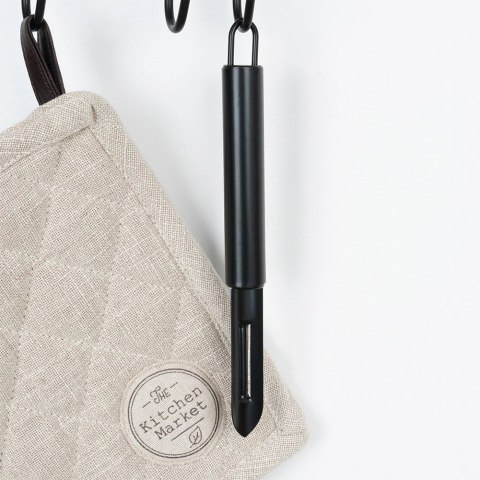 Grupa Orion Sp. z o.o. Obierak do Warzyw i Owoców 19,5 cm Stal Czarny EXCELLENT HOUSEWARE