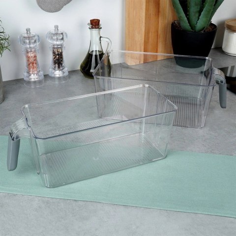 Grupa Orion Sp. z o.o. Organizer do Lodówki z Uchwytem 30 x 13 x 11,5 cm EXCELLENT Przezroczysty