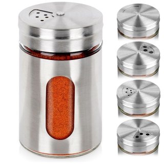 Grupa Orion Sp. z o.o. Pojemnik Szklany na Przyprawy Sitko 100 ml EXCELLENT z Dozownikiem 8 x 5 cm