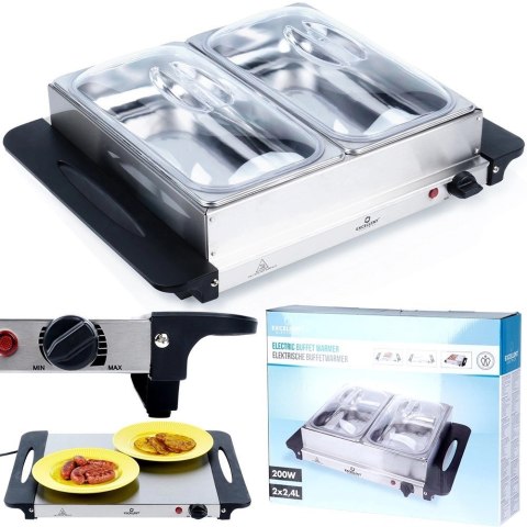 AM/63 Podgrzewacz Elektryczny Bufet 47,5 cm EXCELLENT ELECTRICS 2 Wkłady