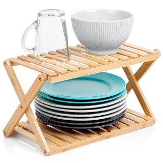 Hit Półka kuchenna drewniana 34,5x18,5x19 cm