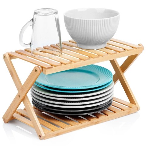 Hit Półka kuchenna drewniana 34,5x18,5x19 cm