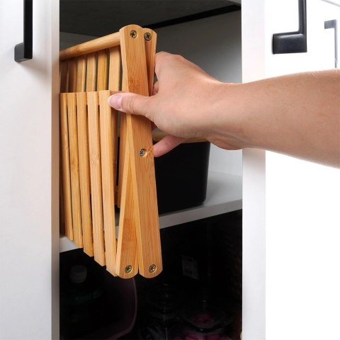 Hit Półka kuchenna drewniana 34,5x18,5x19 cm