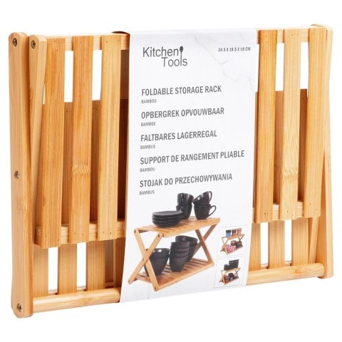 Hit Półka kuchenna drewniana 34,5x18,5x19 cm