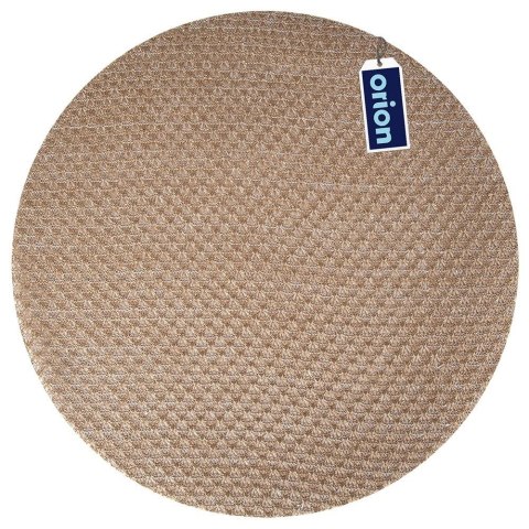 Grupa Orion Sp. z o.o. Podkładka na Stół Okrągła Beżowa Złota 38 cm HOME STYLING COLLECTION