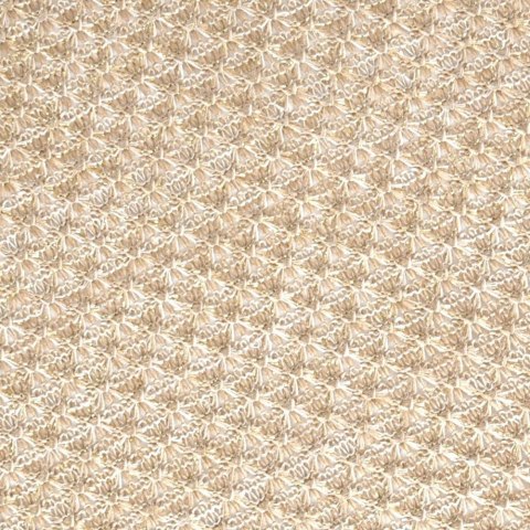 Grupa Orion Sp. z o.o. Podkładka na Stół Okrągła Jasnobeżowa Złota 38 cm HOME STYLING COLLECTION