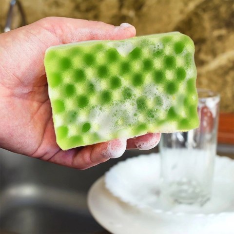 Grupa Orion Sp. z o.o. Gąbka Kuchenna ORION 3 szt. Wielokolorowa Chłonna Dwustronna