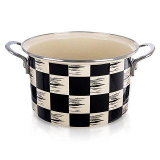 Grupa Orion Sp. z o.o. Garnek Emaliowany 3 L ORION SZACHOWNICA 20 cm Indukcja Zmywarka