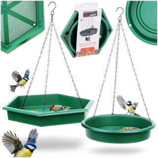 Grupa Orion Sp. z o.o. Karmnik dla Ptaków PROGARDEN 2w1 z Poidłem 2 szt. Zielony Wiszący