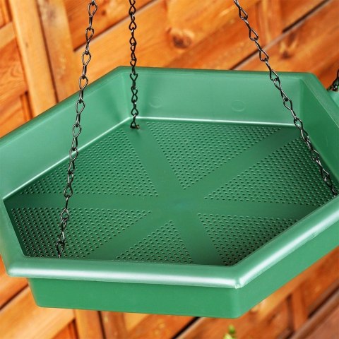 Grupa Orion Sp. z o.o. Karmnik dla Ptaków PROGARDEN 2w1 z Poidłem 2 szt. Zielony Wiszący