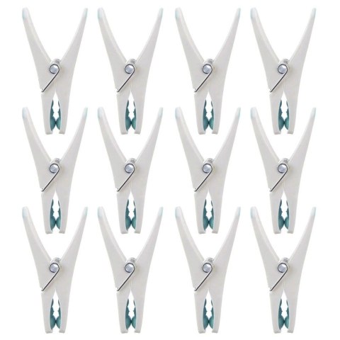 Grupa Orion Sp. z o.o. Klamerki na Pranie ORION Plastikowe 12 szt. Niebieskie Mocny Zatrzask