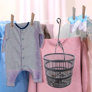 Grupa Orion Sp. z o.o. Klamerki na Pranie ORION 50 szt. w Składanym Koszyku Plastikowe