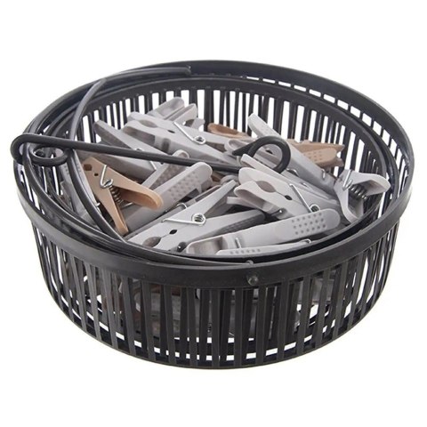 Grupa Orion Sp. z o.o. Klamerki na Pranie ORION 50 szt. w Składanym Koszyku Plastikowe