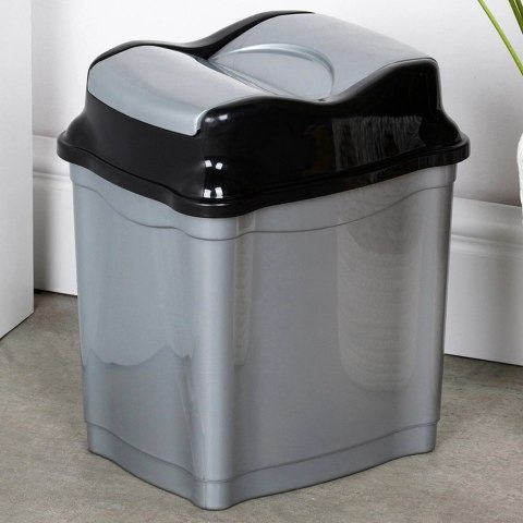 Grupa Orion Sp. z o.o. Kosz na Śmieci Plastikowy Szary 5 L ORION Wytrzymały i Pojemny