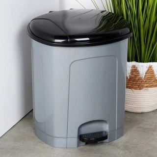 Grupa Orion Sp. z o.o. Kosz na Śmieci z Pedałem Plastikowy Szary 21 L ORION Wytrzymały i Pojemny