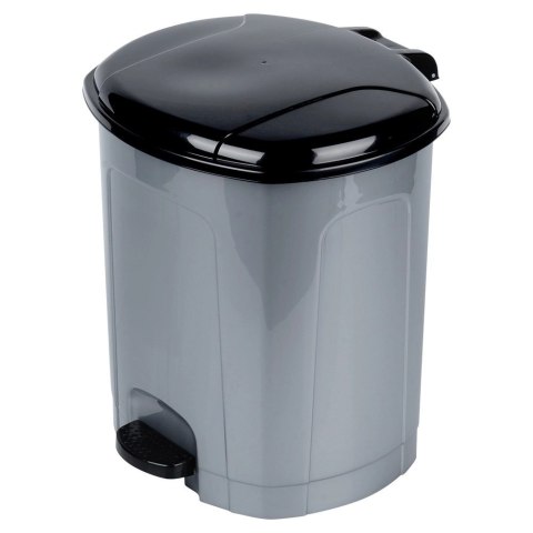 Grupa Orion Sp. z o.o. Kosz na Śmieci z Pedałem Plastikowy Szary 21 L ORION Wytrzymały i Pojemny