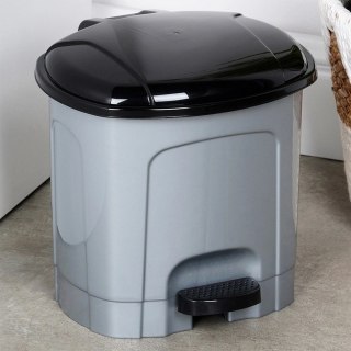 Grupa Orion Sp. z o.o. Kosz na Śmieci z Pedałem Plastikowy Szary 3 L ORION Wytrzymały i Pojemny