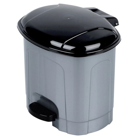 Grupa Orion Sp. z o.o. Kosz na Śmieci z Pedałem Plastikowy Szary 3 L ORION Wytrzymały i Pojemny