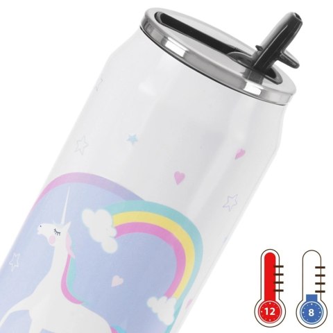 Grupa Orion Sp. z o.o. Kubek Termiczny Puszka 500 ml ORION Jednorożec Stal Nierdzewna Szczelny