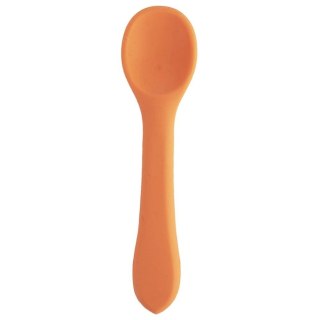 Grupa Orion Sp. z o.o. Łyżeczka Dziecięca Silikonowa Pomarańczowa 14 x 3,5 cm do Zmywarki ORION