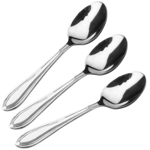 Grupa Orion Sp. z o.o. Zestaw Łyżki Stołowe Stal Nierdzewna CONIC 3 Sztuki 20,5 cm ORION