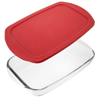 Grupa Orion Sp. z o.o. Naczynie Żaroodporne Szklane ORION 39 x 24 x 7 cm 3,7 L z Pokrywką