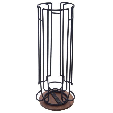 Grupa Orion Sp. z o.o. Stojak Obrotowy na Kapsułki Dolce Gusto Czarny RADKA 33,5 cm ORION