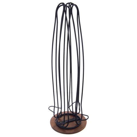 Grupa Orion Sp. z o.o. Stojak Obrotowy na Kapsułki Nespresso Czarny RADKA 40 cm ORION