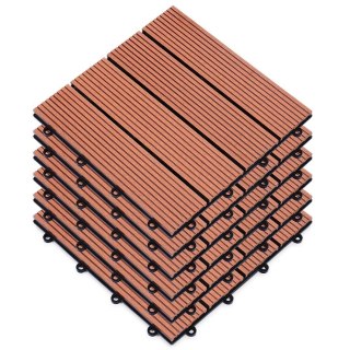 Grupa Orion Sp. z o.o. Płytki Tarasowe Brązowe 30 x 30 cm PROGARDEN 6 szt. Montaż na Klik