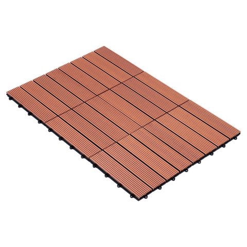 Grupa Orion Sp. z o.o. Płytki Tarasowe Brązowe 30 x 30 cm PROGARDEN 6 szt. Montaż na Klik