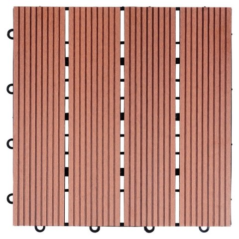 Grupa Orion Sp. z o.o. Płytki Tarasowe Brązowe 30 x 30 cm PROGARDEN 6 szt. Montaż na Klik