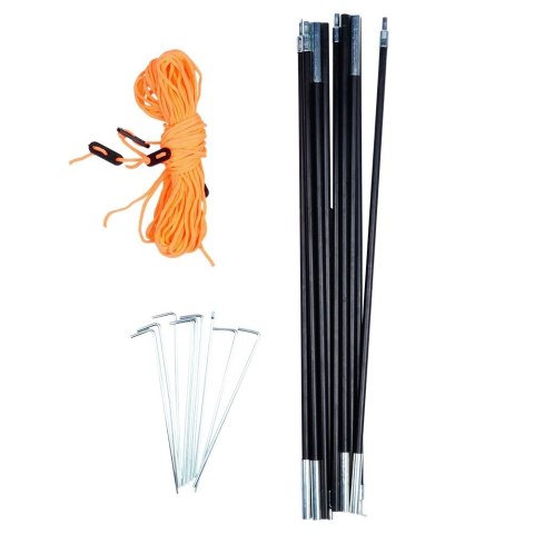 AM/63 Parawan Plażowy 500 x 140 cm REDCLIFFS Niebieski z Włókna Szklanego