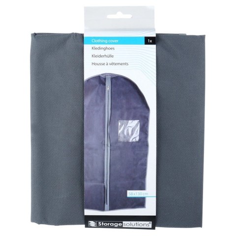 AM/63 Pokrowiec na Ubrania Długie Garnitur Płaszcz SG Zamek 58 x 130 cm