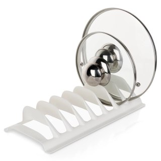 AM/63 Stojak na Pokrywki Talerze Biały Organizer 8 szt. do Szuflady STORAGE