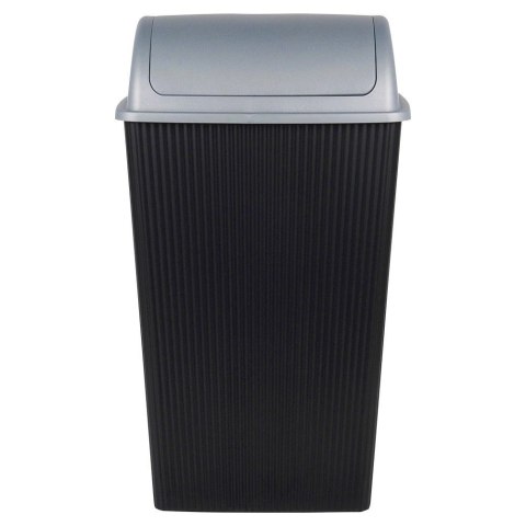 Grupa Orion Sp. z o.o. Kosz na Śmieci Plastikowy Czarny 38 L VILDE Wytrzymały i Pojemny