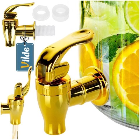Grupa Orion Sp. z o.o. Kranik do Słoja na Napoje Złoty VILDE Uniwersalny Praktyczny na Co Dzień