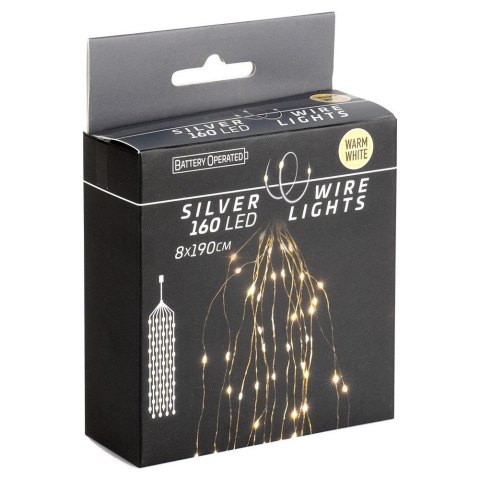 Grupa Orion Sp. z o.o. Lampki choinkowe druciki 160 LED, 190 cm