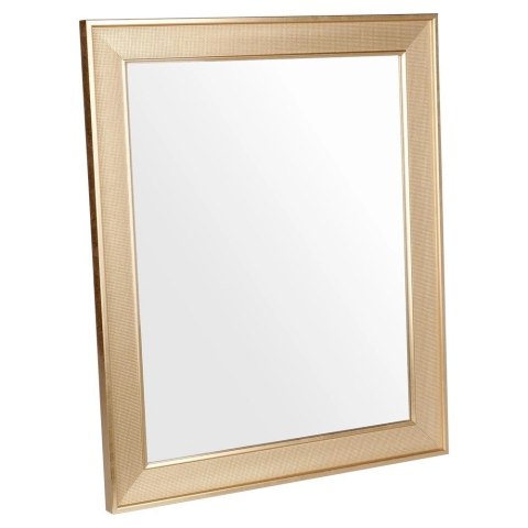Grupa Orion Sp. z o.o. Lustro Ścienne Prostokątne Rama z Tworzywa Złota 49,5 x 59,5 cm VILDE