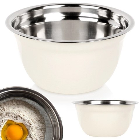 Grupa Orion Sp. z o.o. Miska Kuchenne Stalowa Biała 14,5 cm 700 ml do Zmywarki VILDE